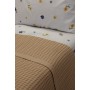 ETEHOMETEX ÇİFT KİŞİLİK %100 PAMUK HAVUZLU PİKE TAKIMI BEJ 8696474232071